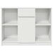 Bufetă cu sertar alb 101x35x76 cm din lemn prelucrat - WALTI WALTI