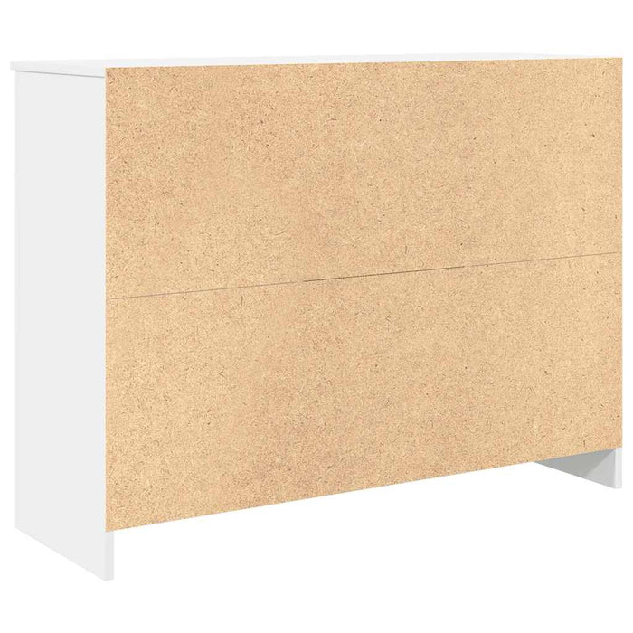 Bufetă cu sertar alb 101x35x76 cm din lemn prelucrat - WALTI WALTI