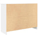 Bufetă cu sertar alb 101x35x76 cm din lemn prelucrat - WALTI WALTI