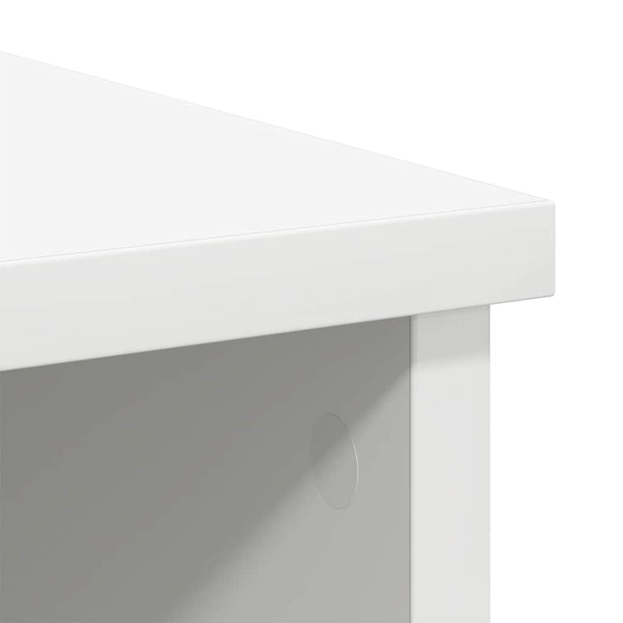 Bufetă cu sertar alb 101x35x76 cm din lemn prelucrat - WALTI WALTI