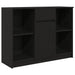 Bufetă cu sertar Stejar negru 101x35x76 cm Lemn prelucrat - WALTI WALTI