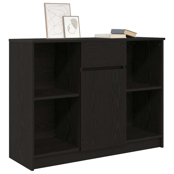 Bufetă cu sertar Stejar negru 101x35x76 cm Lemn prelucrat - WALTI WALTI
