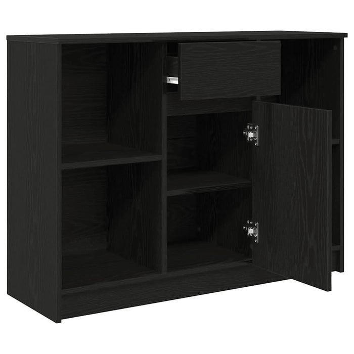 Bufetă cu sertar Stejar negru 101x35x76 cm Lemn prelucrat - WALTI WALTI