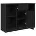 Bufetă cu sertar Stejar negru 101x35x76 cm Lemn prelucrat - WALTI WALTI