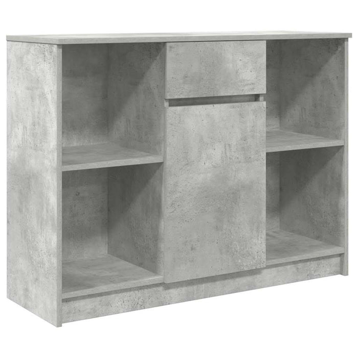 Bufetă cu sertar Gri beton 101x35x76 cm Lemn prelucrat - WALTI WALTI