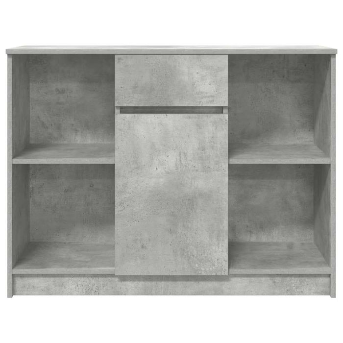 Bufetă cu sertar Gri beton 101x35x76 cm Lemn prelucrat - WALTI WALTI