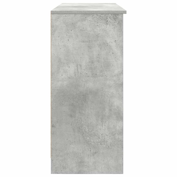 Bufetă cu sertar Gri beton 101x35x76 cm Lemn prelucrat - WALTI WALTI