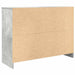 Bufetă cu sertar Gri beton 101x35x76 cm Lemn prelucrat - WALTI WALTI