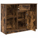 Bufetă cu sertar stejar afumat 101x35x76 cm lemn de stratificat - WALTI WALTI