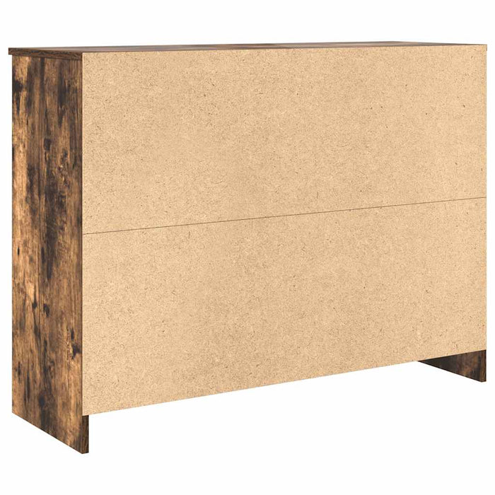 Bufetă cu sertar stejar afumat 101x35x76 cm lemn de stratificat - WALTI WALTI