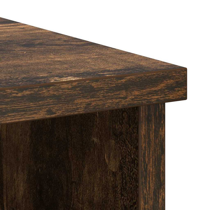 Bufetă cu sertar stejar afumat 101x35x76 cm lemn de stratificat - WALTI WALTI