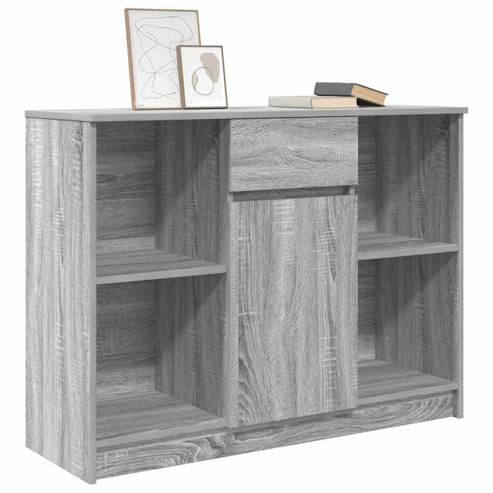 Bufetă cu sertar Gri Sonoma 101x35x76 cm Lemn prelucrat - WALTI WALTI