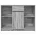 Bufetă cu sertar Gri Sonoma 101x35x76 cm Lemn prelucrat - WALTI WALTI