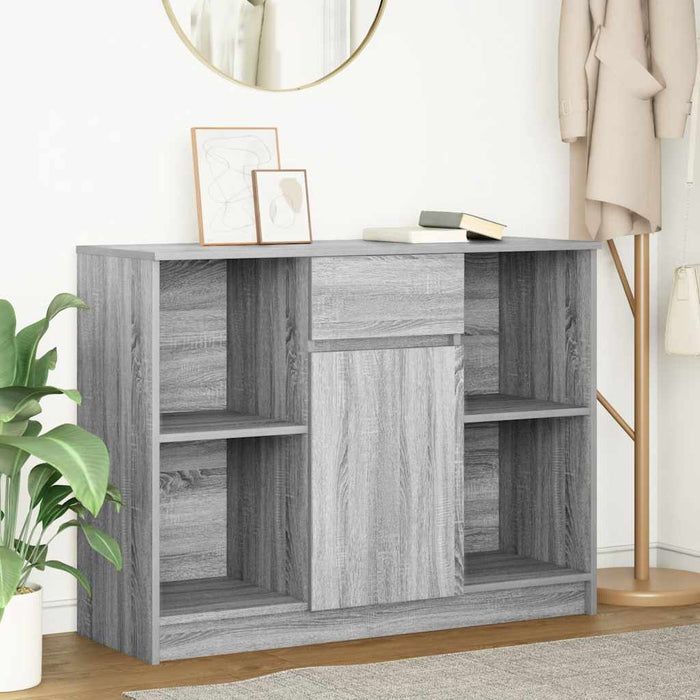 Bufetă cu sertar Gri Sonoma 101x35x76 cm Lemn prelucrat - WALTI WALTI