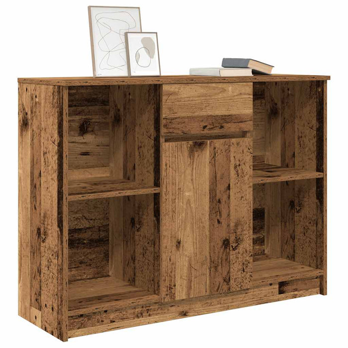 Bufetă cu sertar Lemn vechi 101x35x76 cm Lemn prelucrat - WALTI WALTI