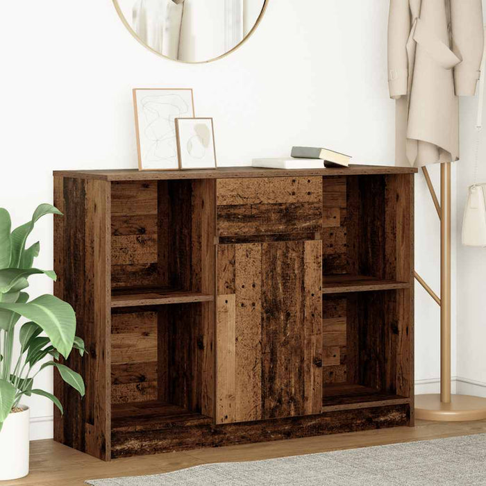 Bufetă cu sertar Lemn vechi 101x35x76 cm Lemn prelucrat - WALTI WALTI