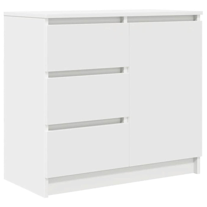 Bufetă cu sertar alb 71x35x65 cm din lemn prelucrat - WALTI WALTI