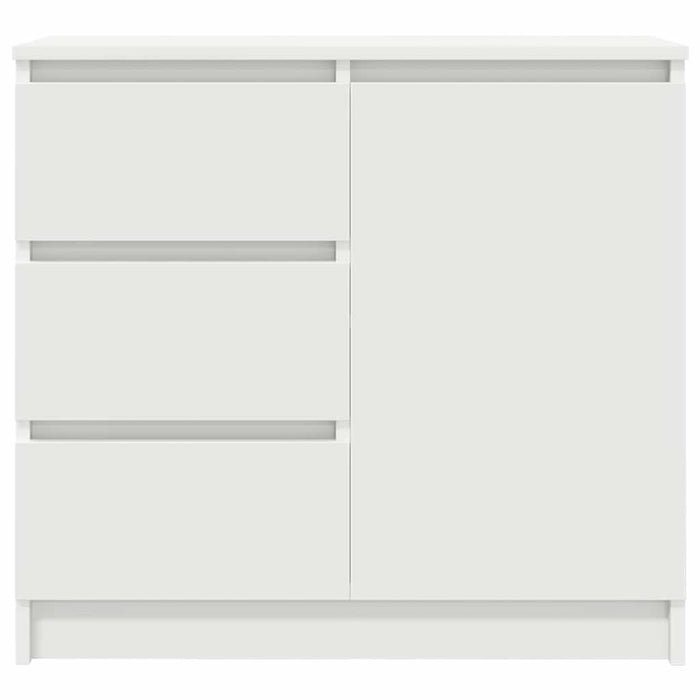Bufetă cu sertar alb 71x35x65 cm din lemn prelucrat - WALTI WALTI