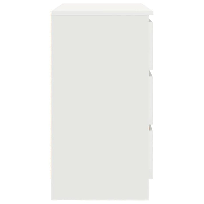Bufetă cu sertar alb 71x35x65 cm din lemn prelucrat - WALTI WALTI