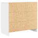 Bufetă cu sertar alb 71x35x65 cm din lemn prelucrat - WALTI WALTI