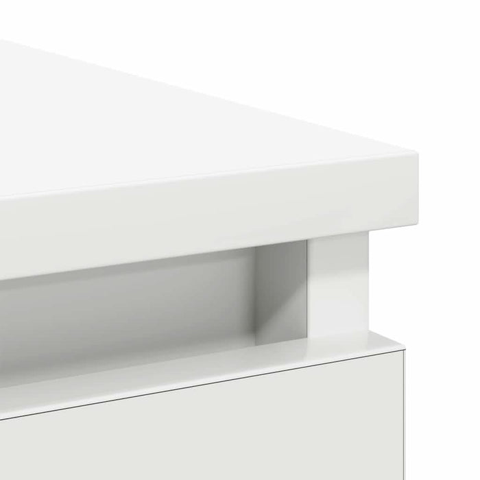 Bufetă cu sertar alb 71x35x65 cm din lemn prelucrat - WALTI WALTI