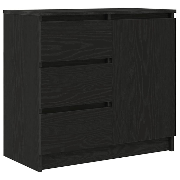 Bufetă cu sertar Stejar negru 71x35x65 cm Lemn prelucrat - WALTI WALTI