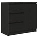 Bufetă cu sertar Stejar negru 71x35x65 cm Lemn prelucrat - WALTI WALTI