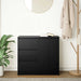 Bufetă cu sertar Stejar negru 71x35x65 cm Lemn prelucrat - WALTI WALTI