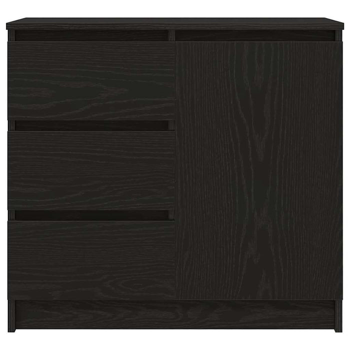 Bufetă cu sertar Stejar negru 71x35x65 cm Lemn prelucrat - WALTI WALTI