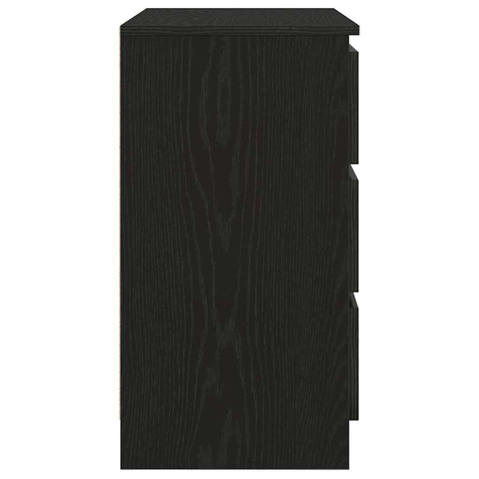 Bufetă cu sertar Stejar negru 71x35x65 cm Lemn prelucrat - WALTI WALTI