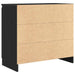 Bufetă cu sertar Stejar negru 71x35x65 cm Lemn prelucrat - WALTI WALTI