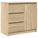Bufetă cu sertar Stejar Sonoma 71x35x65 cm Lemn prelucrat - WALTI WALTI