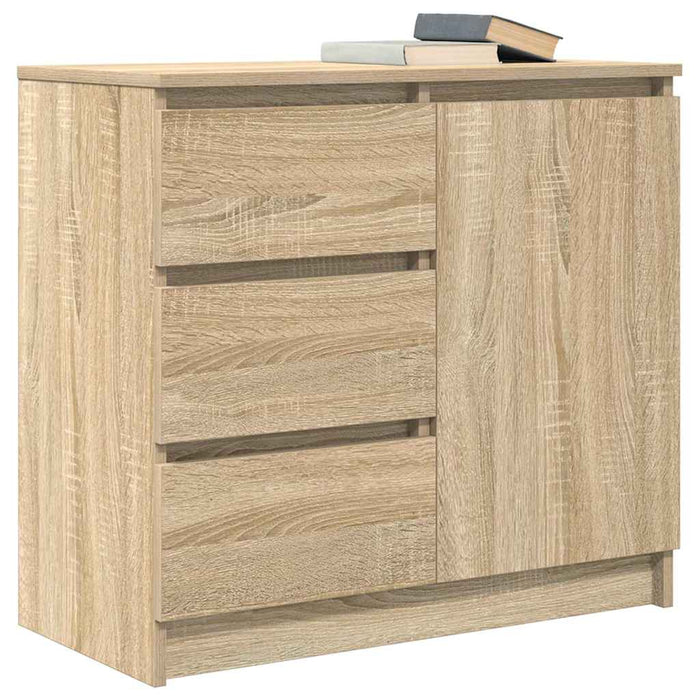 Bufetă cu sertar Stejar Sonoma 71x35x65 cm Lemn prelucrat - WALTI WALTI