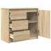 Bufetă cu sertar Stejar Sonoma 71x35x65 cm Lemn prelucrat - WALTI WALTI