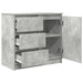 Bufetă cu sertar Gri beton 71x35x65 cm Lemn prelucrat - WALTI WALTI