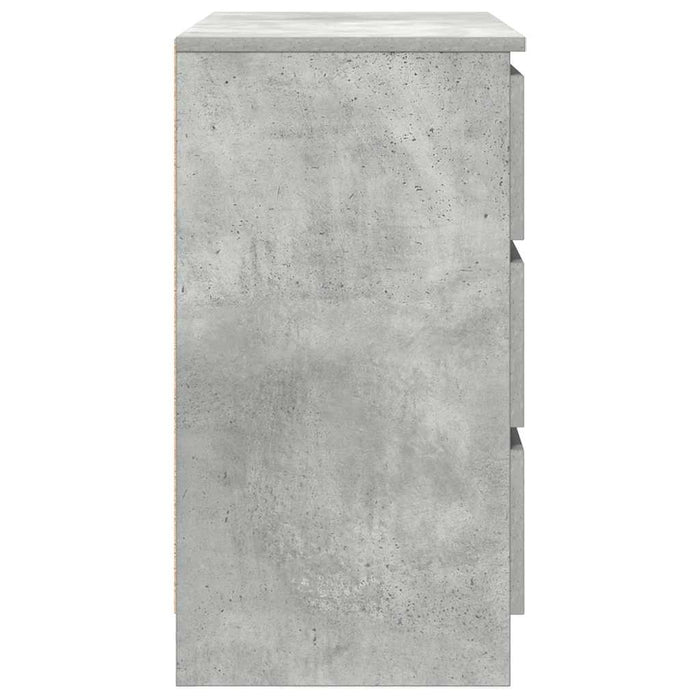 Bufetă cu sertar Gri beton 71x35x65 cm Lemn prelucrat - WALTI WALTI