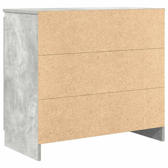 Bufetă cu sertar Gri beton 71x35x65 cm Lemn prelucrat - WALTI WALTI