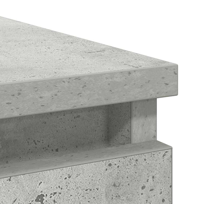 Bufetă cu sertar Gri beton 71x35x65 cm Lemn prelucrat - WALTI WALTI