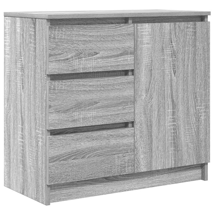 Bufetă cu sertar Gri Sonoma 71x35x65 cm Lemn prelucrat - WALTI WALTI