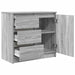 Bufetă cu sertar Gri Sonoma 71x35x65 cm Lemn prelucrat - WALTI WALTI