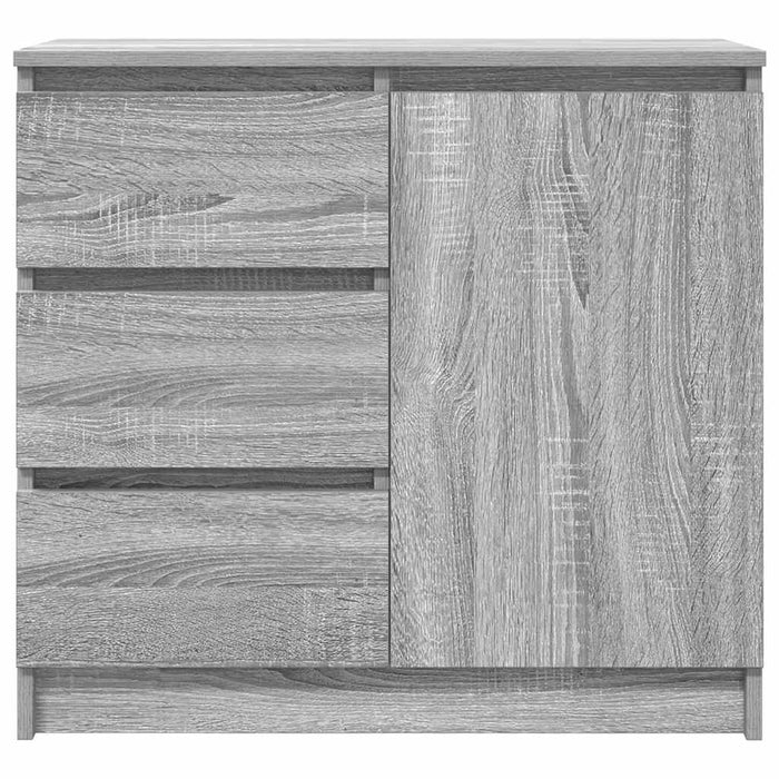 Bufetă cu sertar Gri Sonoma 71x35x65 cm Lemn prelucrat - WALTI WALTI