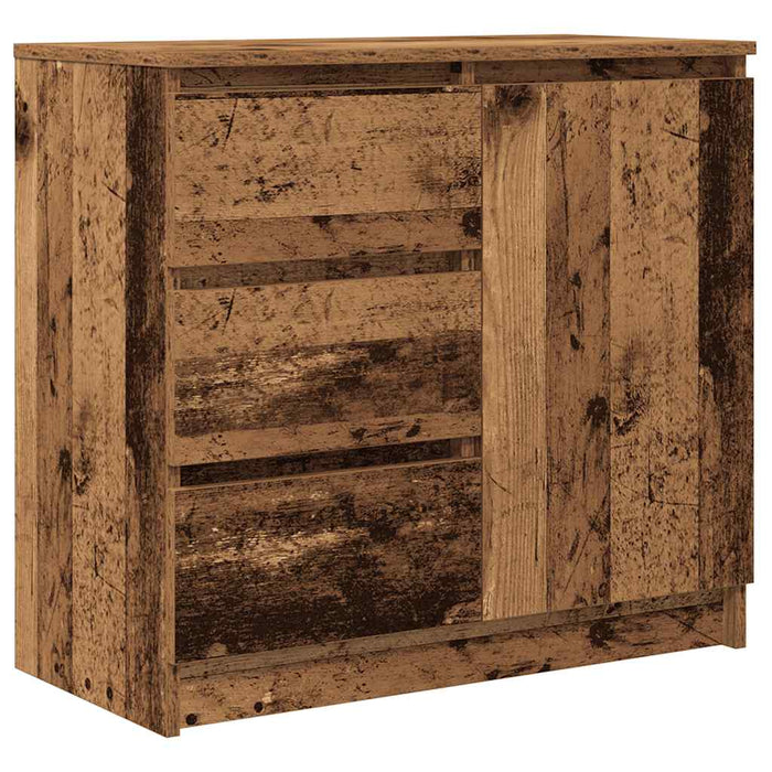 Bufetă cu sertar Lemn vechi 71x35x65 cm Lemn prelucrat - WALTI WALTI