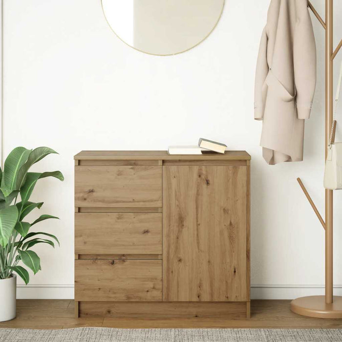 Bufetă cu sertar Artisan Stejar 71x35x65 cm lemn prelucrat - WALTI WALTI