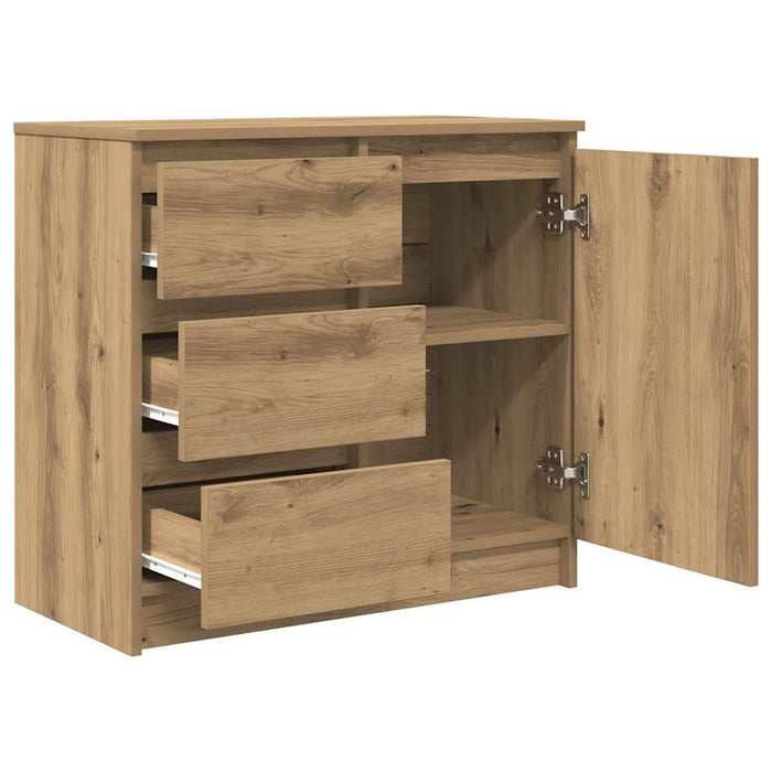 Bufetă cu sertar Artisan Stejar 71x35x65 cm lemn prelucrat - WALTI WALTI
