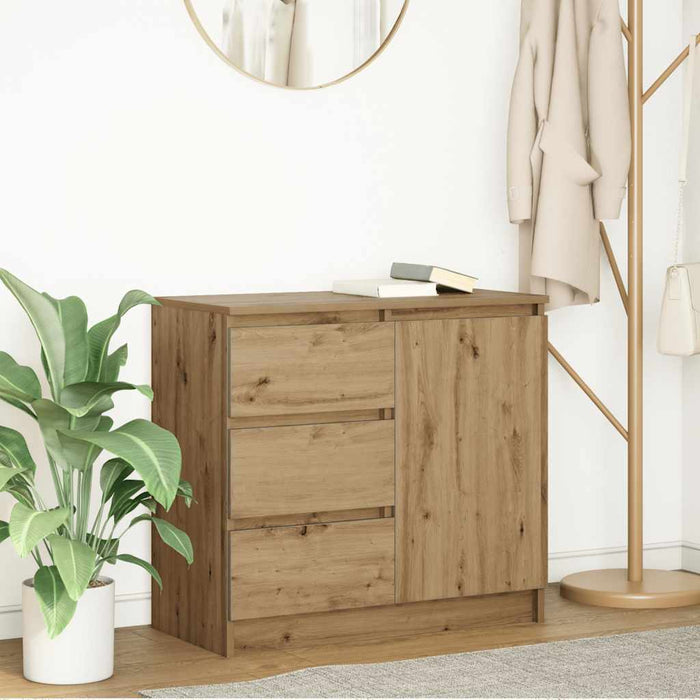 Bufetă cu sertar Artisan Stejar 71x35x65 cm lemn prelucrat - WALTI WALTI