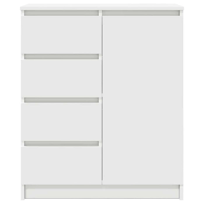 Bufetă cu sertare, alb, 71x35x84 cm, lemn prelucrat - WALTI WALTI