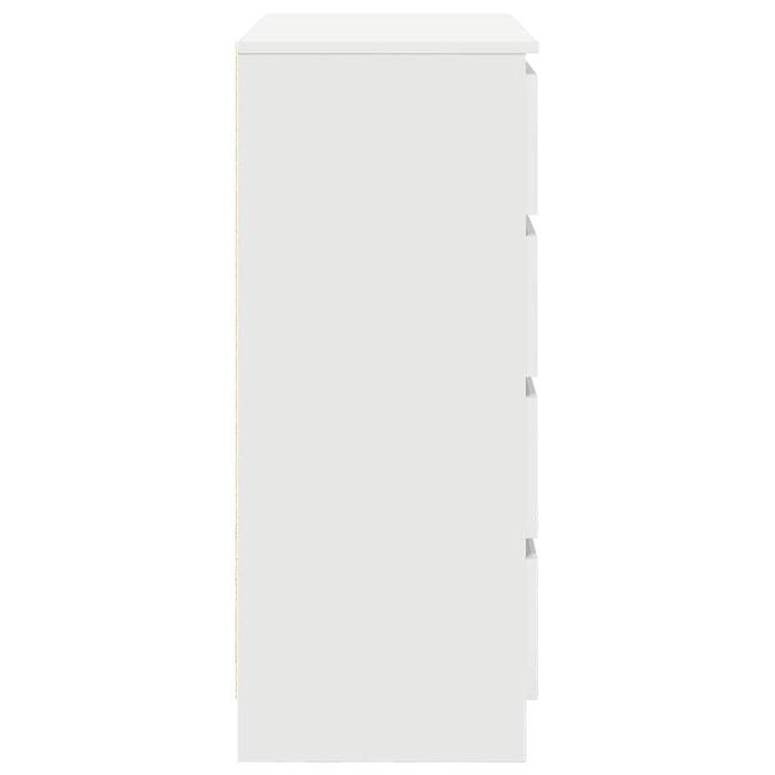 Bufetă cu sertare, alb, 71x35x84 cm, lemn prelucrat - WALTI WALTI