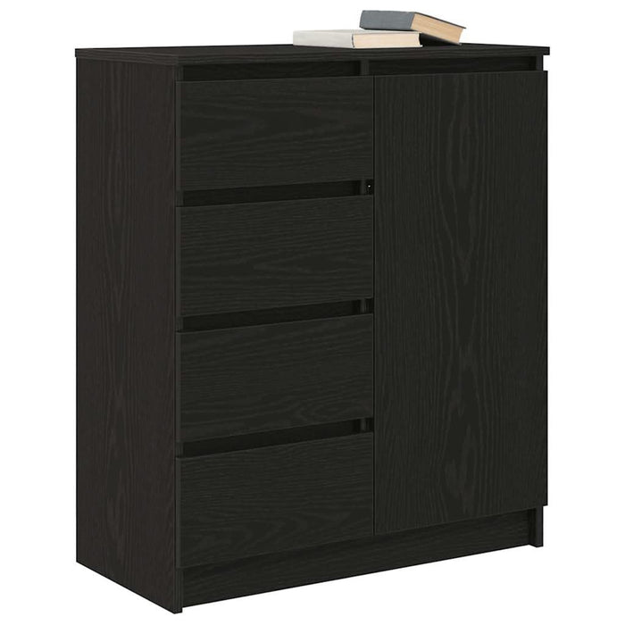 Bufetă cu sertare Stejar negru 71x35x84 cm Lemn prelucrat - WALTI WALTI