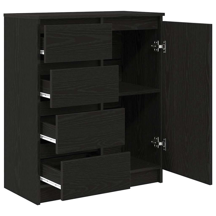 Bufetă cu sertare Stejar negru 71x35x84 cm Lemn prelucrat - WALTI WALTI