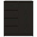Bufetă cu sertare Stejar negru 71x35x84 cm Lemn prelucrat - WALTI WALTI